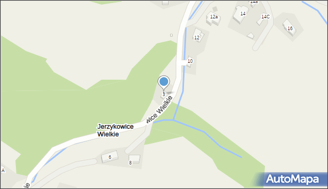 Jerzykowice Wielkie, Jerzykowice Wielkie, 3, mapa Jerzykowice Wielkie