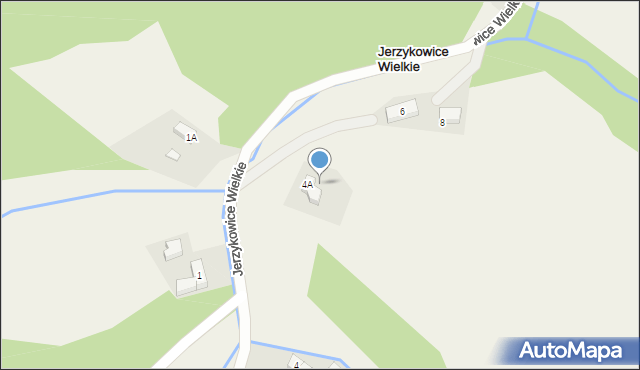 Jerzykowice Wielkie, Jerzykowice Wielkie, 6A, mapa Jerzykowice Wielkie