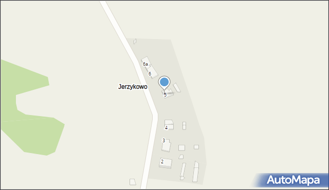 Jerzykowo, Jerzykowo, 5, mapa Jerzykowo