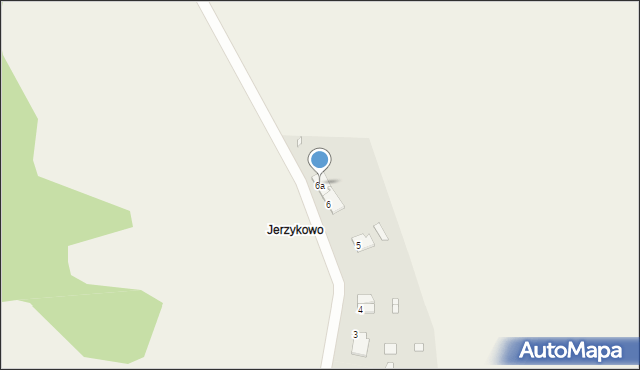 Jerzykowo, Jerzykowo, 6a, mapa Jerzykowo