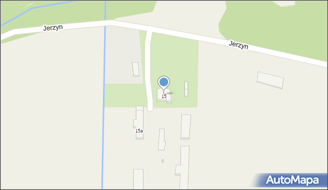 Jerzyn, Jerzyn, 15, mapa Jerzyn