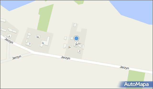 Jerzyn, Jerzyn, 2a, mapa Jerzyn