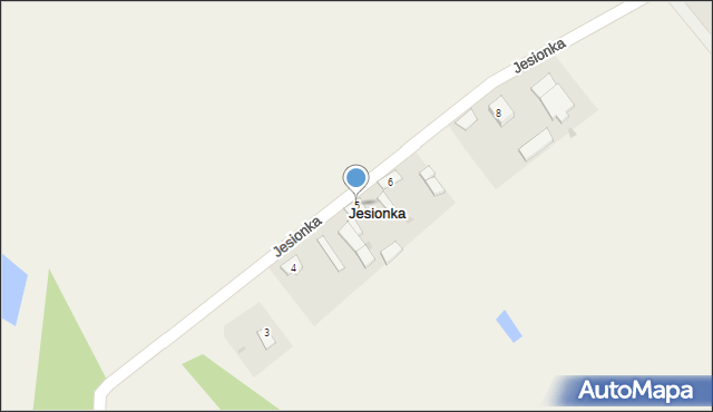 Jesionka, Jesionka, 5, mapa Jesionka