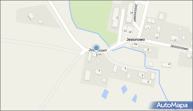 Jesionowo, Jesionowo, 3, mapa Jesionowo