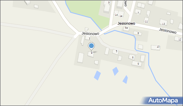 Jesionowo, Jesionowo, 4, mapa Jesionowo