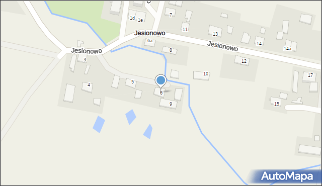 Jesionowo, Jesionowo, 6, mapa Jesionowo