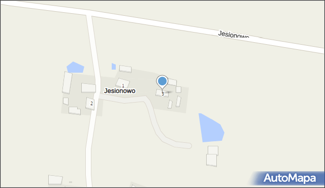 Jesionowo, Jesionowo, 3, mapa Jesionowo