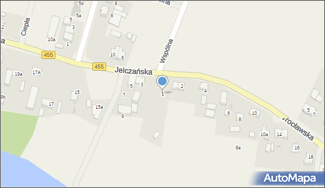 Jeszkowice, Jelczańska, 1, mapa Jeszkowice