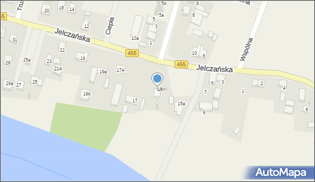 Jeszkowice, Jelczańska, 15b, mapa Jeszkowice