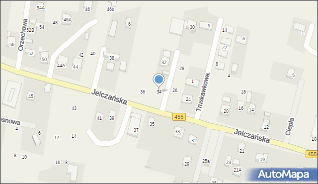 Jeszkowice, Jelczańska, 34, mapa Jeszkowice