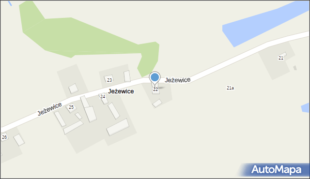 Jeżewice, Jeżewice, 22, mapa Jeżewice