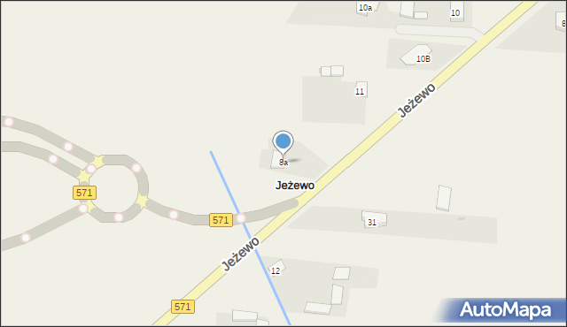 Jeżewo, Jeżewo, 8a, mapa Jeżewo