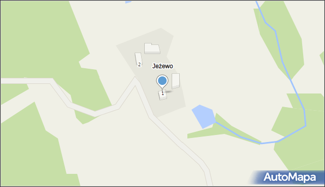 Jeżewo, Jeżewo, 1, mapa Jeżewo