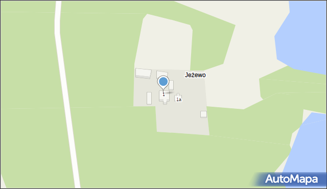 Jeżewo, Jeżewo, 1, mapa Jeżewo