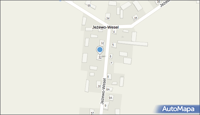 Jeżewo-Wesel, Jeżewo-Wesel, 31, mapa Jeżewo-Wesel