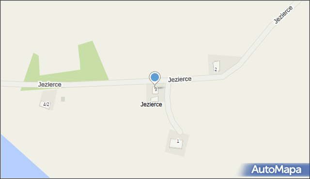 Jezierce, Jezierce, 3, mapa Jezierce