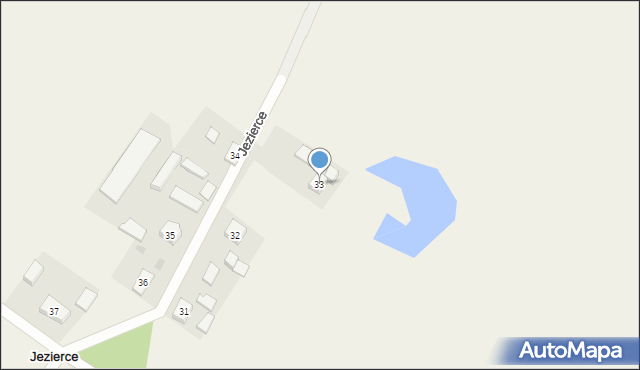 Jezierce, Jezierce, 33, mapa Jezierce