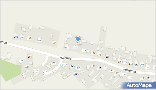 Jeziernia, Jeziernia, 190A, mapa Jeziernia