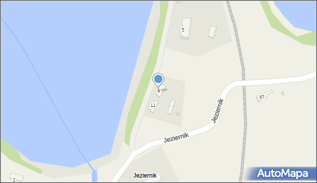 Jeziernik, Jeziernik, 4, mapa Jeziernik