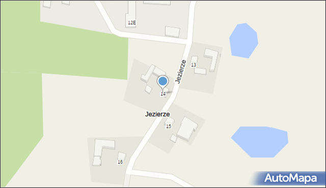 Jezierze, Jezierze, 14, mapa Jezierze