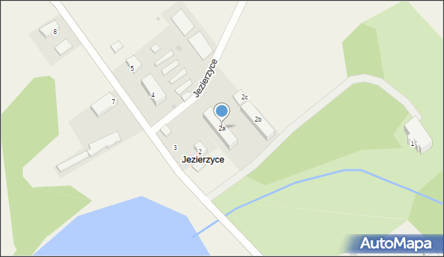 Jezierzyce, Jezierzyce, 2a, mapa Jezierzyce