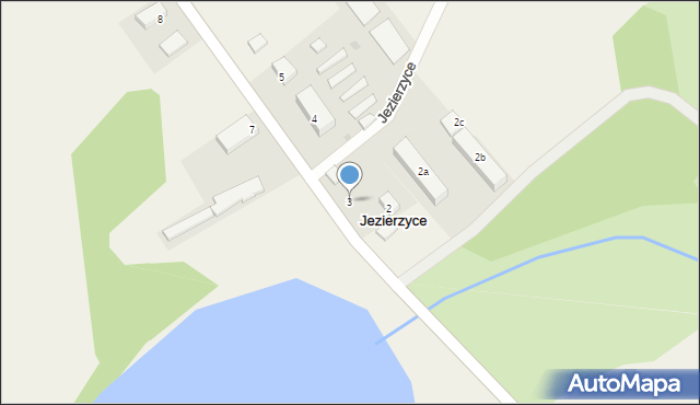 Jezierzyce, Jezierzyce, 3, mapa Jezierzyce