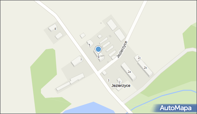 Jezierzyce, Jezierzyce, 4, mapa Jezierzyce