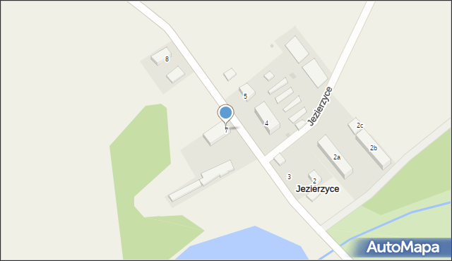 Jezierzyce, Jezierzyce, 7, mapa Jezierzyce