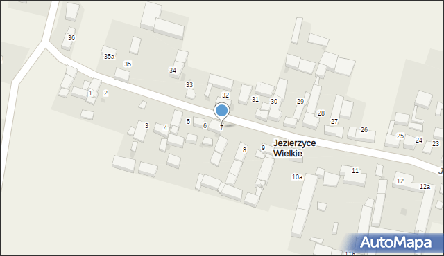 Jezierzyce Wielkie, Jezierzyce Wielkie, 7, mapa Jezierzyce Wielkie