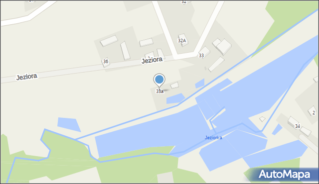 Jeziora, Jeziora, 33a, mapa Jeziora