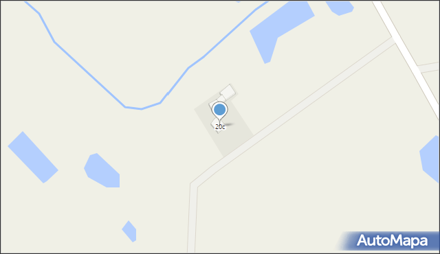 Jeziorany-Kolonie, Jeziorany-Kolonie, 20c, mapa Jeziorany-Kolonie