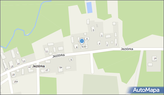 Jeziórka, Jeziórka, 7, mapa Jeziórka