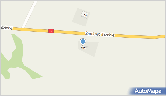 Jeziorki, Jeziorki, 55a, mapa Jeziorki