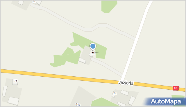 Jeziorki, Jeziorki, 73, mapa Jeziorki