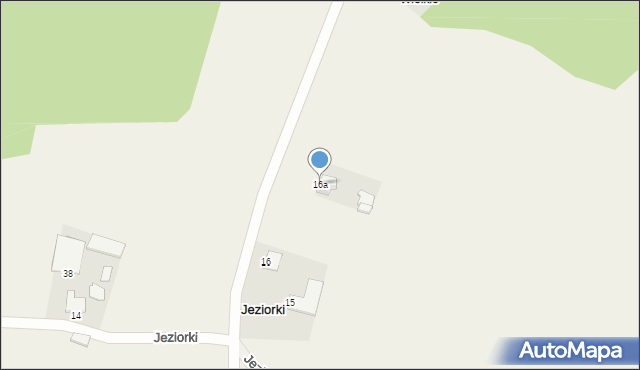 Jeziorki, Jeziorki, 16a, mapa Jeziorki