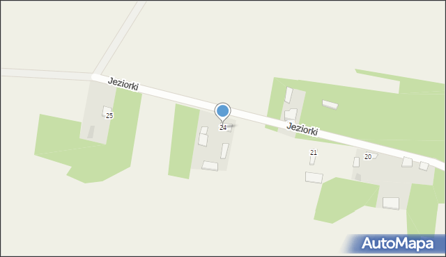 Jeziorki, Jeziorki, 24, mapa Jeziorki