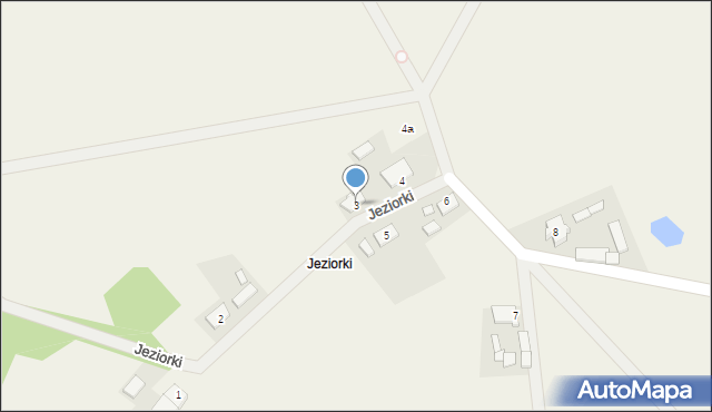 Jeziorki, Jeziorki, 3, mapa Jeziorki