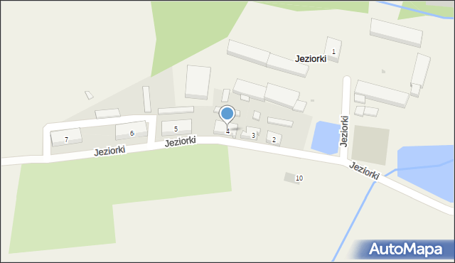 Jeziorki, Jeziorki, 4, mapa Jeziorki