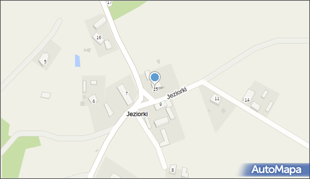 Jeziorki, Jeziorki, 15, mapa Jeziorki