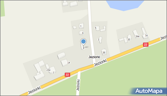 Jeziorki, Jeziorki, 4, mapa Jeziorki