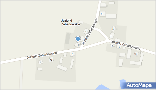 Jeziorki Zabartowskie, Jeziorki Zabartowskie, 3, mapa Jeziorki Zabartowskie