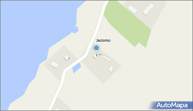 Jeziorko, Jeziorko, 8, mapa Jeziorko