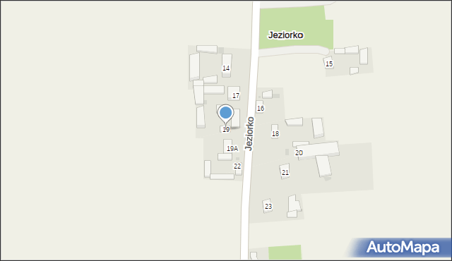 Jeziorko, Jeziorko, 19, mapa Jeziorko