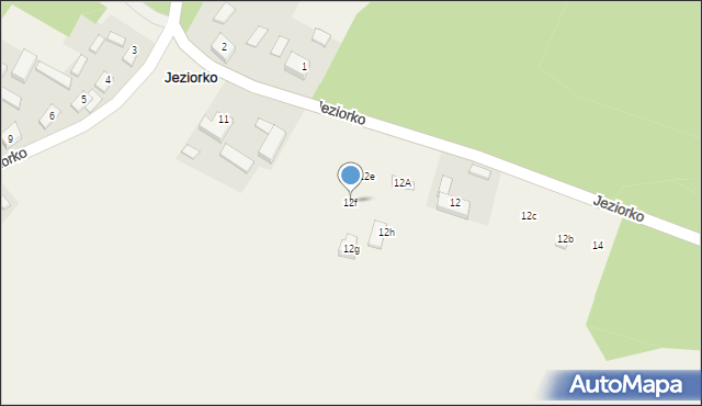 Jeziorko, Jeziorko, 12f, mapa Jeziorko