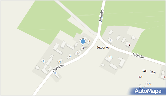 Jeziorko, Jeziorko, 4, mapa Jeziorko