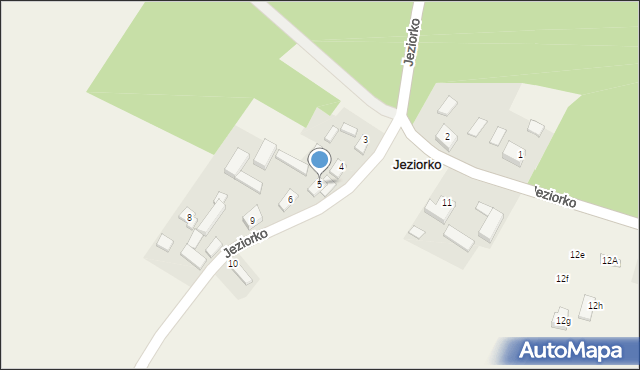 Jeziorko, Jeziorko, 5, mapa Jeziorko