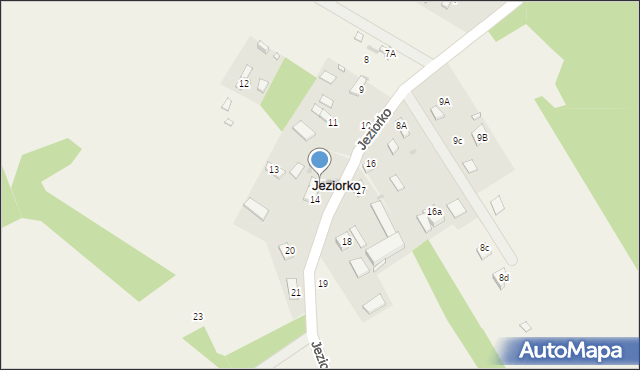 Jeziorko, Jeziorko, 15, mapa Jeziorko