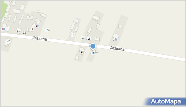 Jeziorna, Jeziorna, 19, mapa Jeziorna