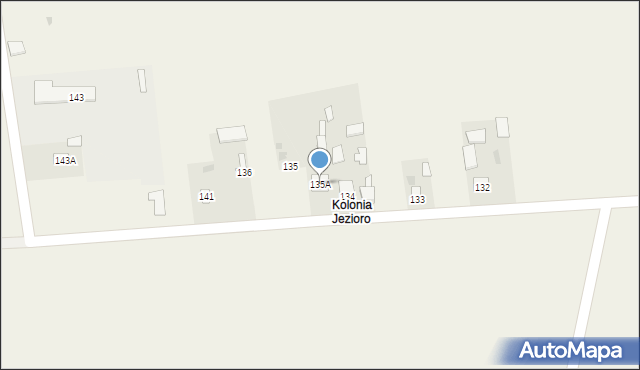 Jezioro, Jezioro, 135A, mapa Jezioro