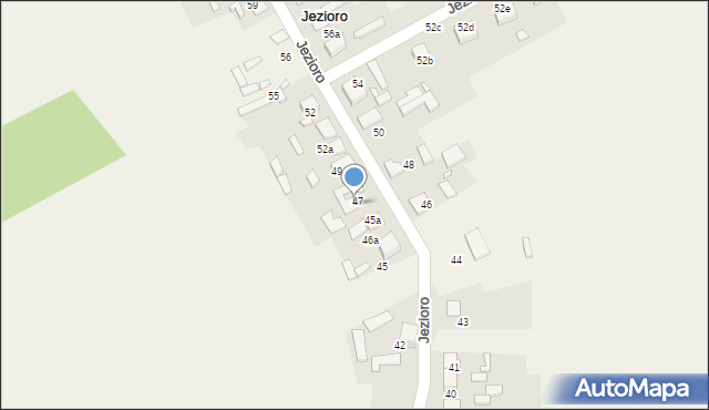 Jezioro, Jezioro, 47a, mapa Jezioro